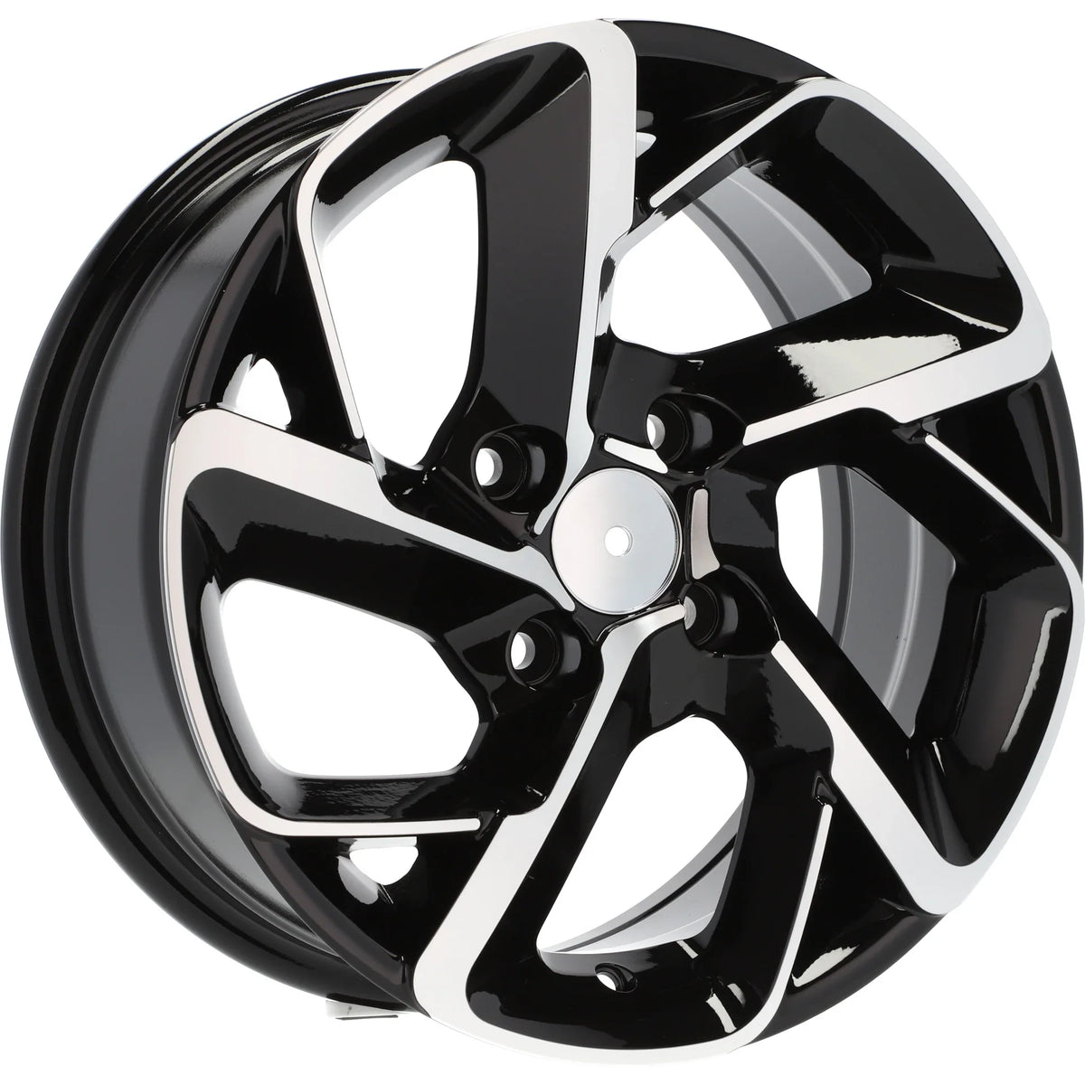 Alu kola pro Citroen B5714 6.5x15 4x108 ET25 65.1 Black Polished | Wheelsup.cz