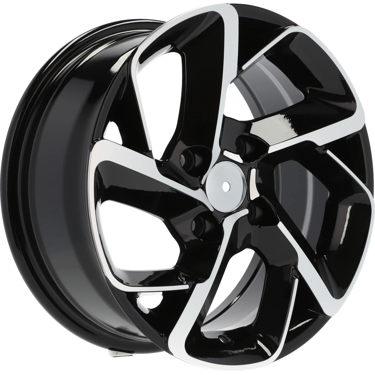 Alu kola pro Citroen B5714 6.5x15 4x108 ET25 65.1 Black Polished | Wheelsup.cz