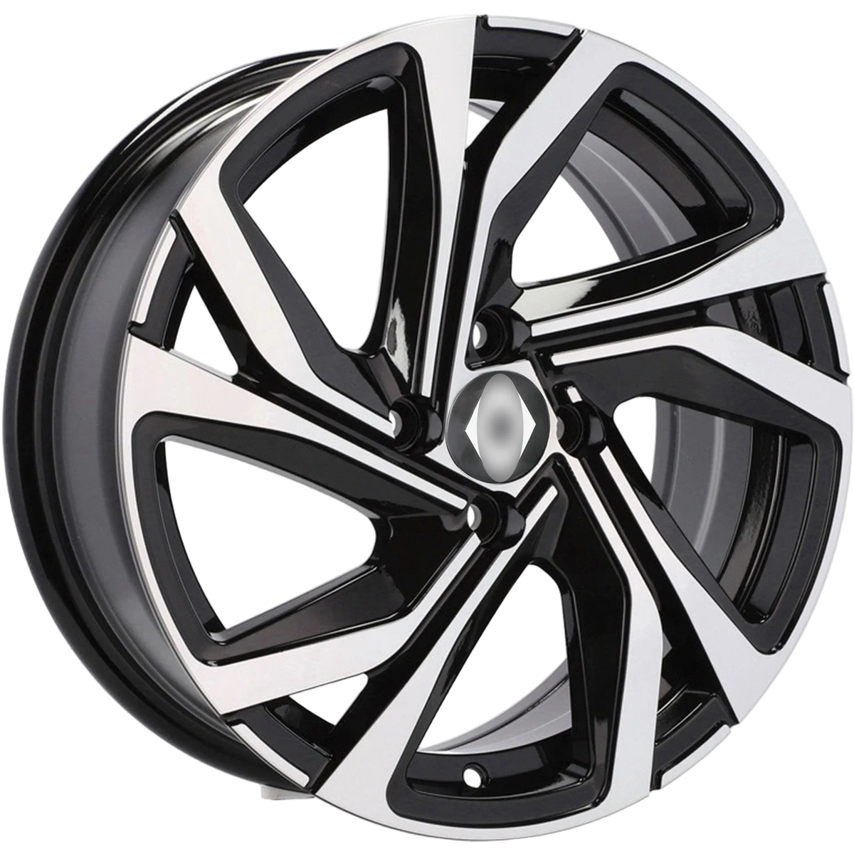 Alu kola pro Renault B5762 7x17 4x100 ET37 60.1 Black Polished | Wheelsup.cz