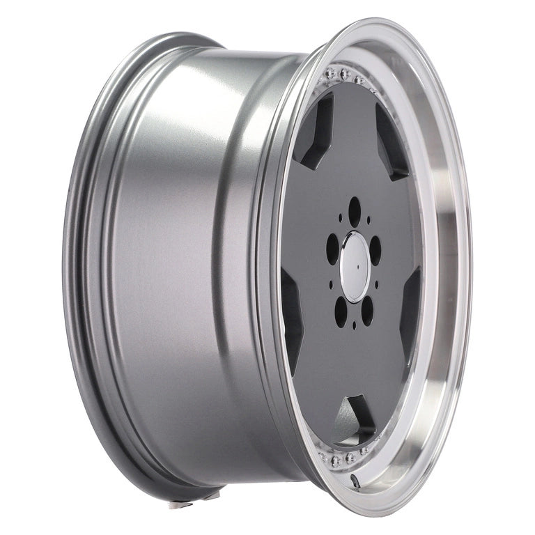 Alu kola pro Mercedes B5852 8x18 5x112 ET35 66.6 Graphite & Polished Lip | Wheelsup.cz