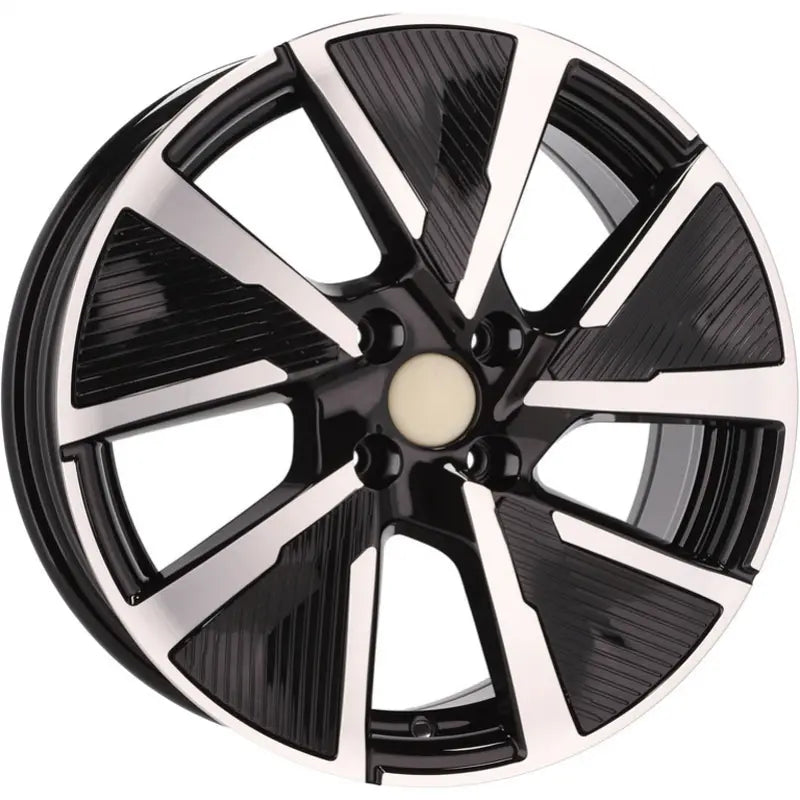 Alu kola pro Peugeot B5906F 6.5x16 4x108 ET32 65.1 Black Polished | Wheelsup.cz