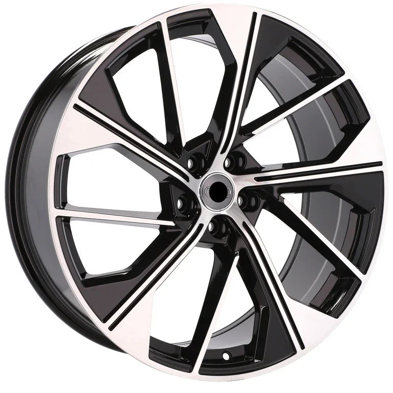 Alu kola pro Audi B5907 8x18 5x112 ET39 66.6 Black Polished | Wheelsup.cz