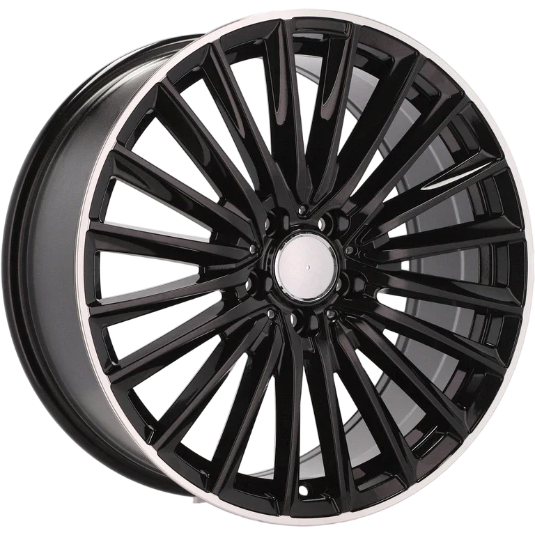 Alu kola pro Mercedes B5909 8x19 5x112 ET43 66.6 Black & Polished Lip | Wheelsup.cz