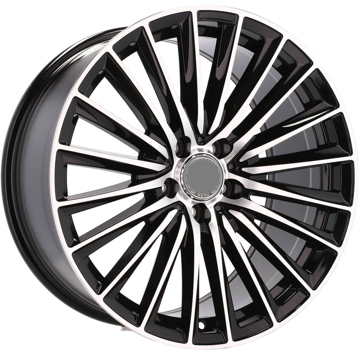 Alu kola pro Mercedes B5909 7.5x19 5x112 ET40 66.6 Black Polished | Wheelsup.cz