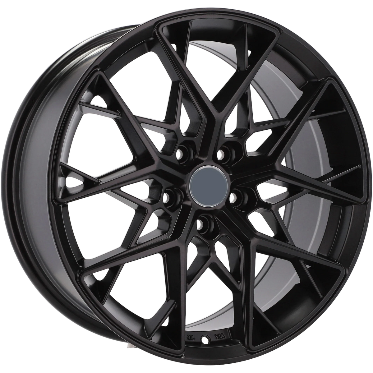 Alu kola Racing Line B5929 7.5x17 5x114.3 ET40 73.1 Black Half Matt | Wheelsup.cz