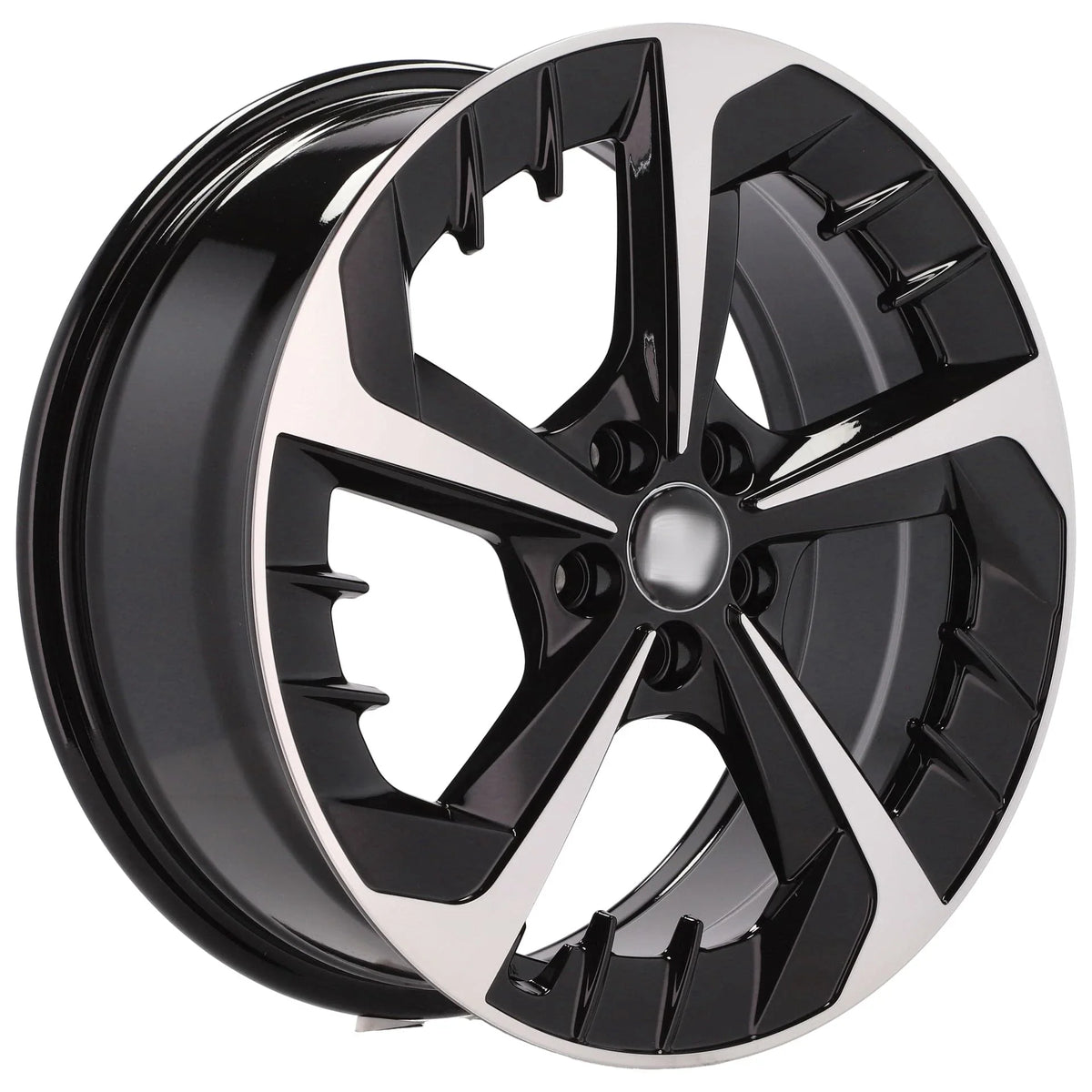 Alu kola pro Seat B5943 7x17 5x100 ET51 Black Polished | Wheelsup.cz