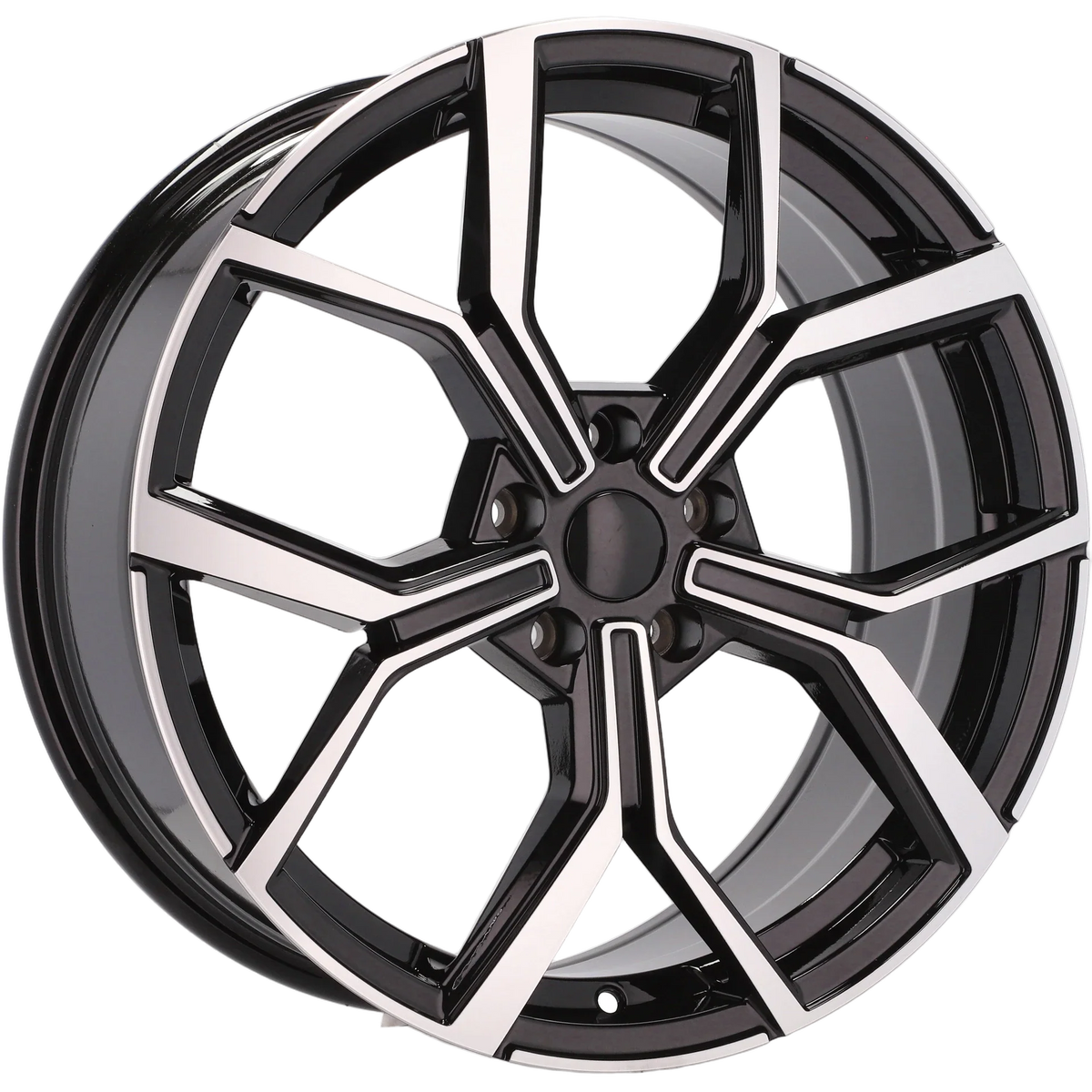 Alu kola pro Volkswagen B5952 7.5x18 5x100 ET45 57.1 Black Polished | Wheelsup.cz