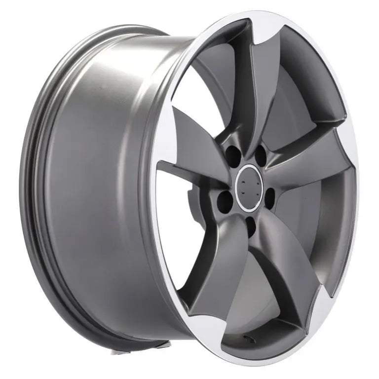 Alu kola pro Audi BK217 7.5x17 5x112 ET35 66.6 Grey Polished Half Matt | Wheelsup.cz