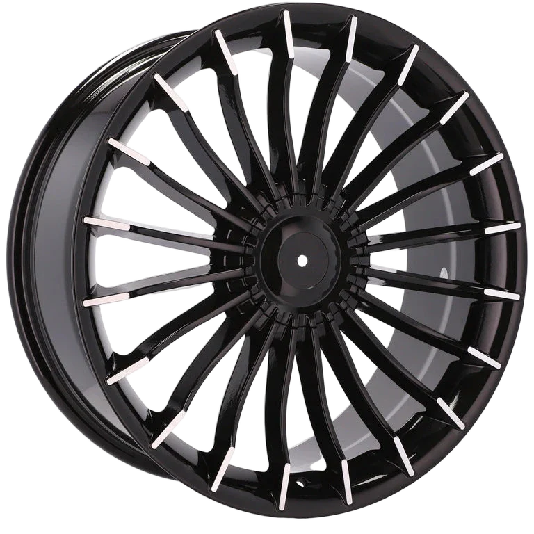 Alu kola pro BMW BK273 9.5x20 5x120 ET20 72.6 Black Polished | Wheelsup.cz