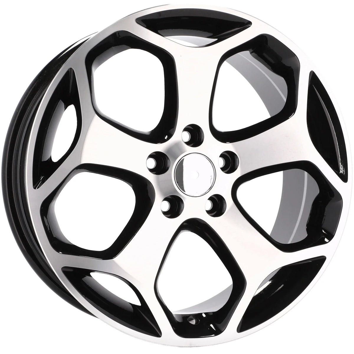 Alu kola pro Ford BK386 6x14 4x108 ET35 63.4 Black Polished | Wheelsup.cz