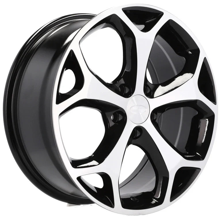 Alu kola pro Ford BK386 6x14 4x108 ET35 63.4 Black Polished | Wheelsup.cz