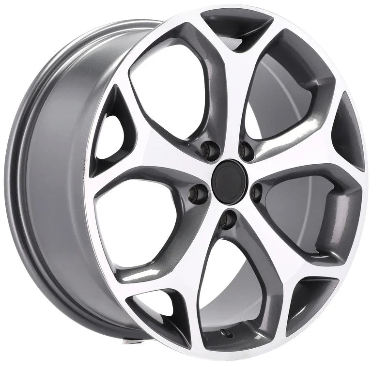 Alu kola pro Ford BK386 7.5x17 5x108 ET50 63.4 Grey Polished | Wheelsup.cz
