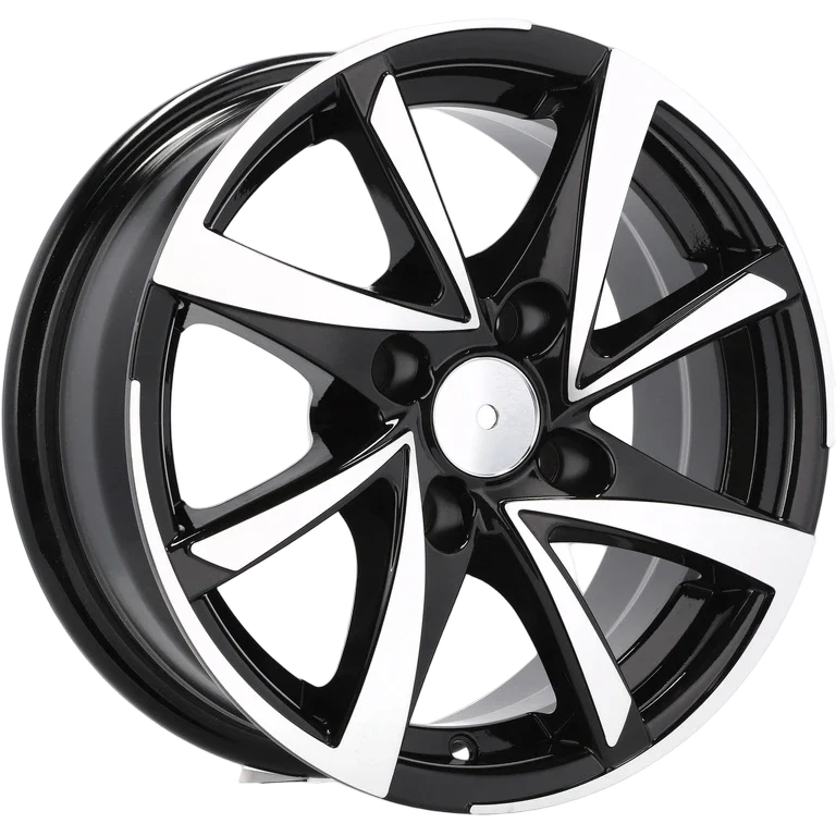 Alu kola Racing Line BK575 6.5x15 4x100 ET40 60.1 Black Polished | Wheelsup.cz