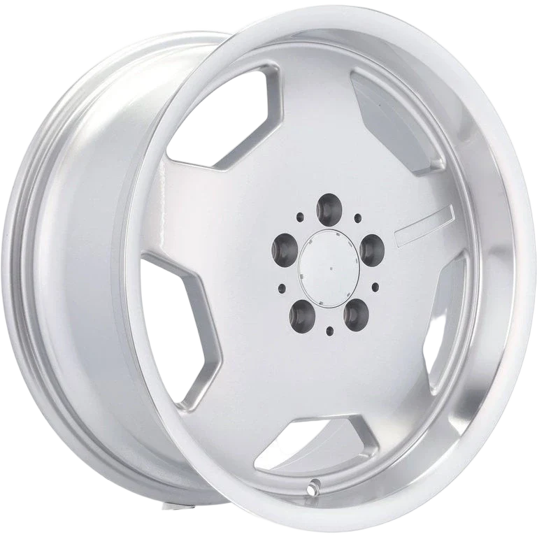 Alu kola pro Mercedes BK632 8x17 5x112 ET35 66.6 Silver & Polished Lip | Wheelsup.cz