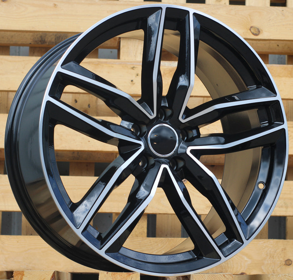 Racing Line BK690 7x16 5x100 ET34 schwarz, Audi