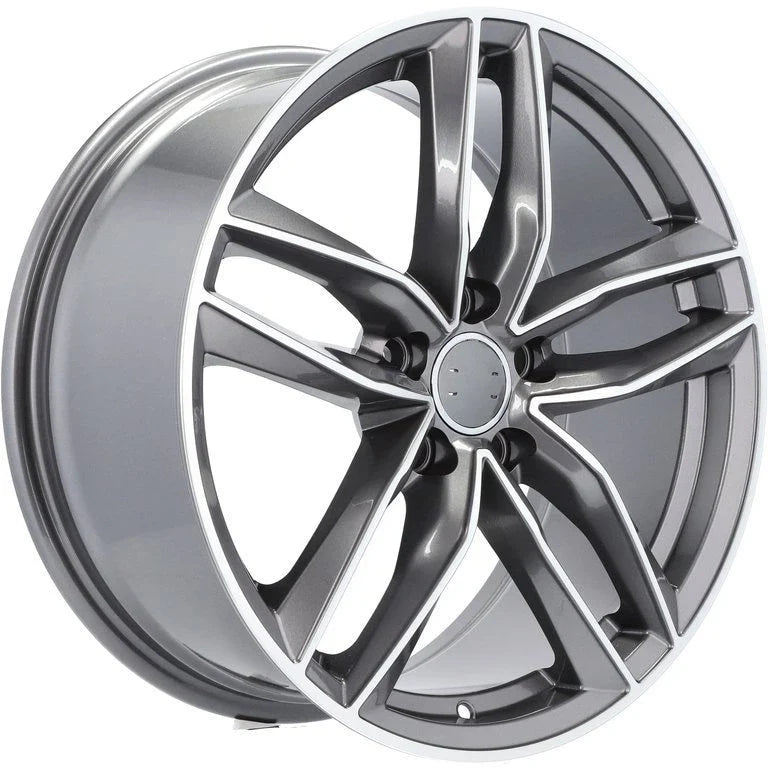 Alu kola pro Audi BK690 8.5x19 5x112 ET45 66.6 Grey Polished | Wheelsup.cz