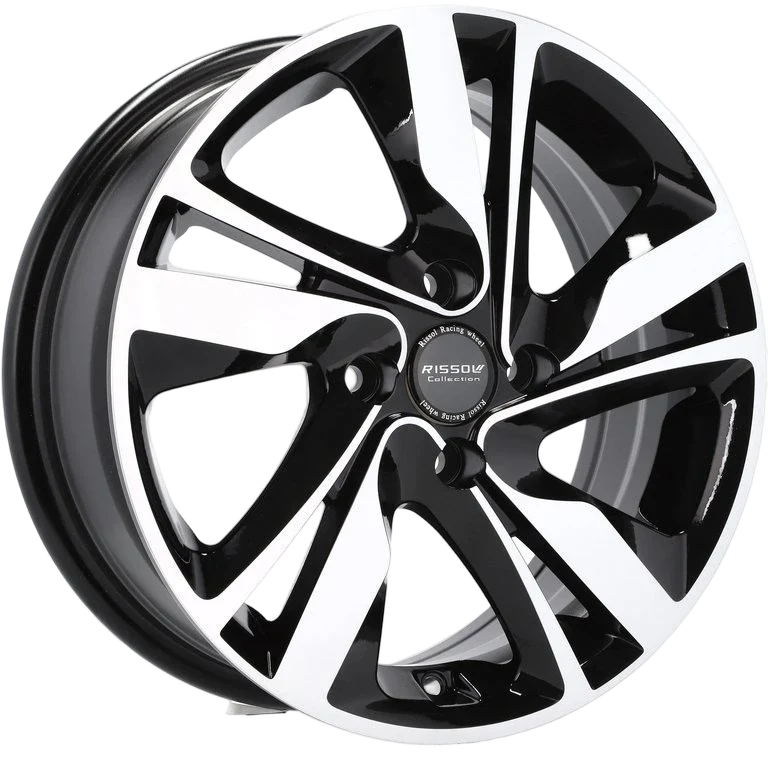 Alu kola pro Hyundai BK813 6x15 4x100 ET46 54.1 Black Polished | Wheelsup.cz