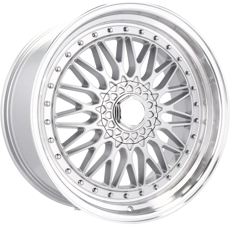 Alu kola Racing Line BY479 9.5x18 5x112 ET35 72.6 Silver & Polished Lip | Wheelsup.cz