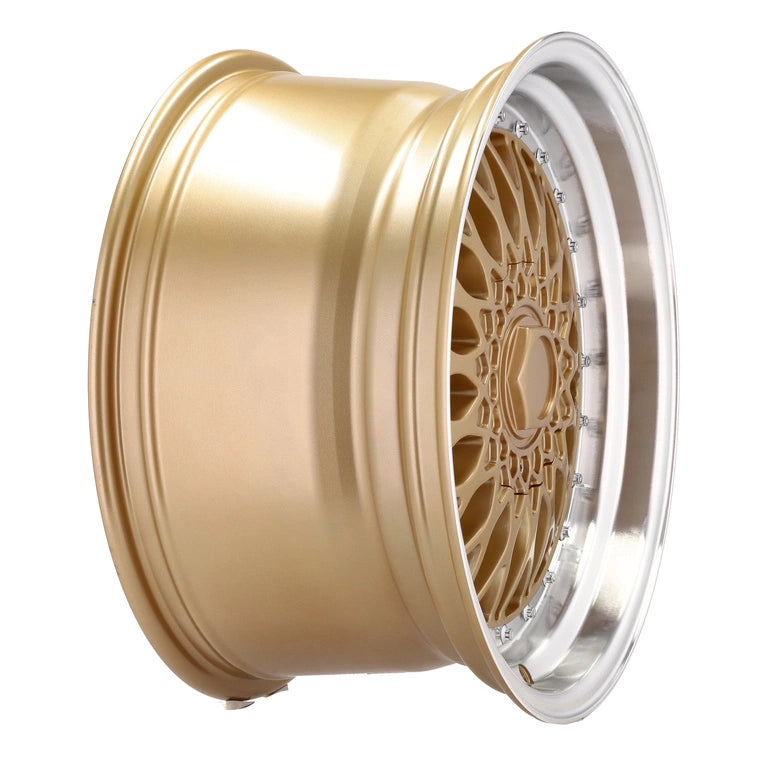 Alu kola Racing Line BY479 8x18 5x112 ET35 72.6 Gold & Polished | Wheelsup.cz