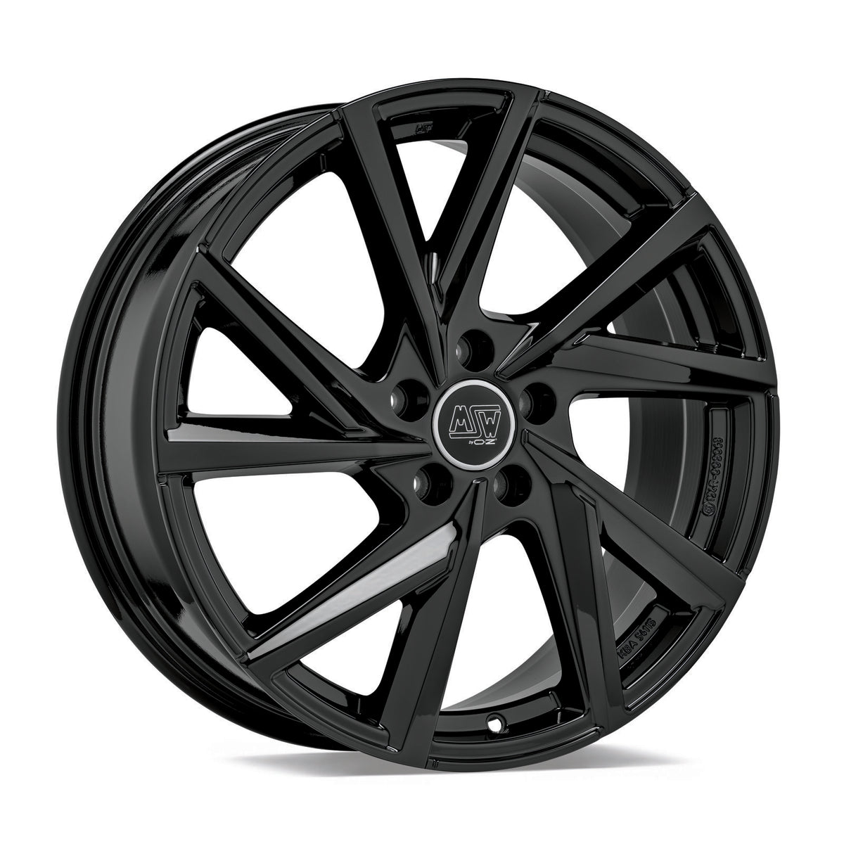 Alu kola MSW 80-5 6.5x18 5x112 ET38 57.1 černá