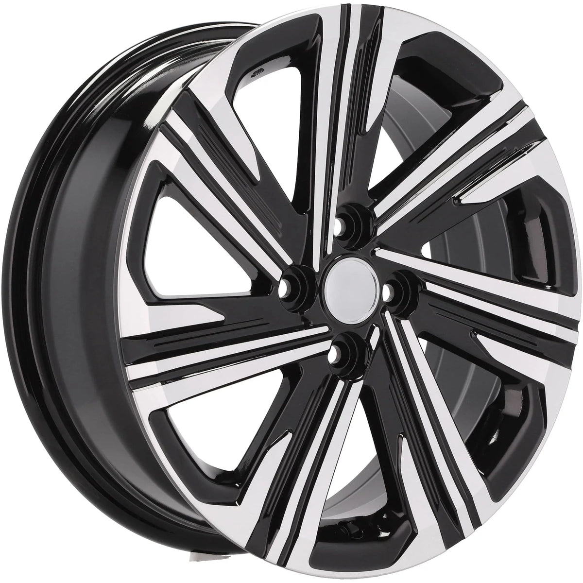 Alu kola pro Toyota D1822 5.5x15 4x100 ET45 54.1 Black Polished | Wheelsup.cz