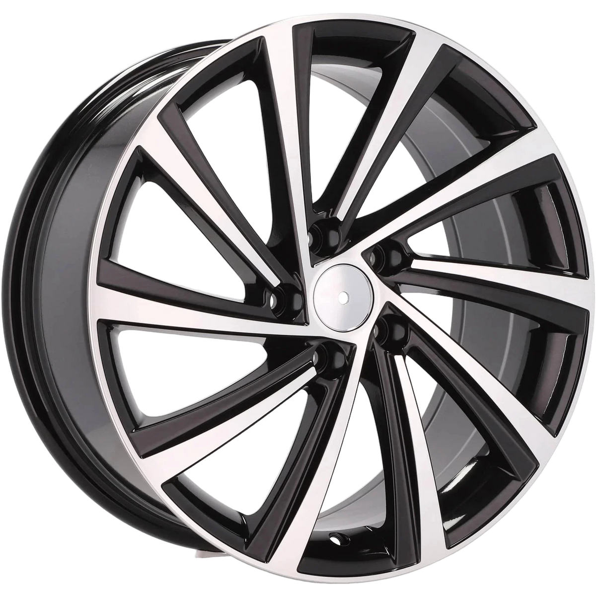 Alu kola pro Škoda D2403 8x19 5x112 ET45 57.1 Black Polished | Wheelsup.cz