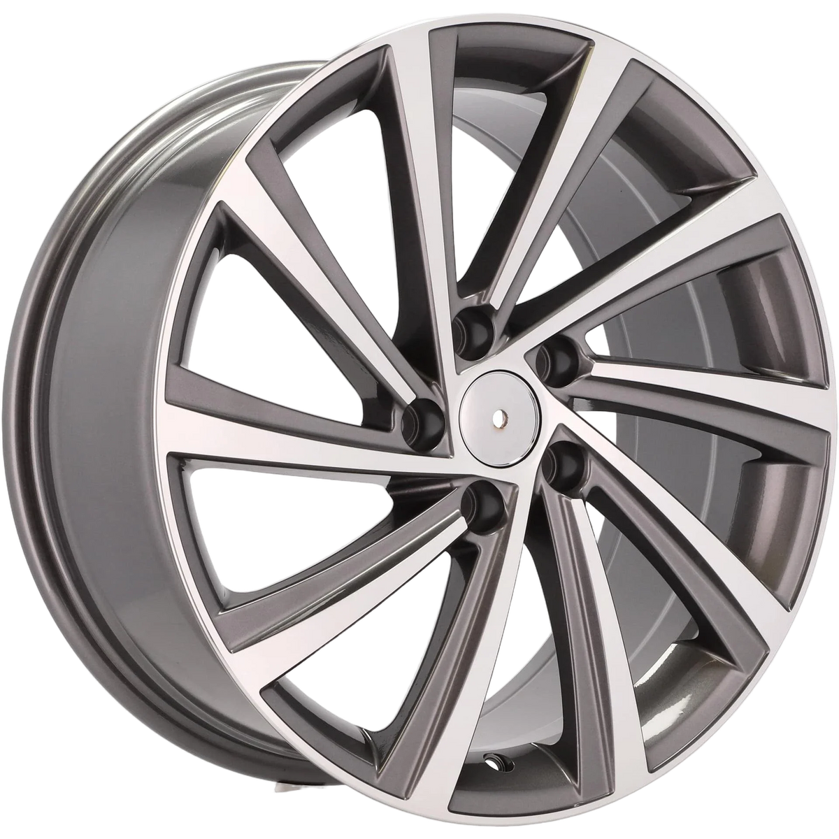 Alu kola pro Škoda D2403 8x18 5x112 ET45 57.1 Grey Polished | Wheelsup.cz
