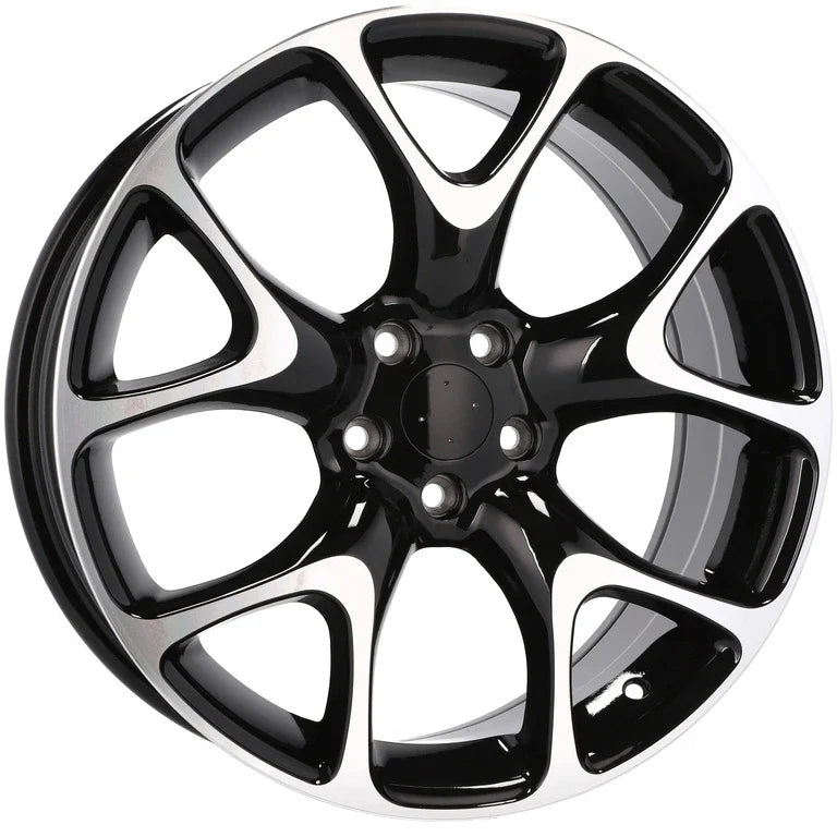Alu kola pro Opel E236 8x18 5x120 ET42 67.1 Black Polished | Wheelsup.cz