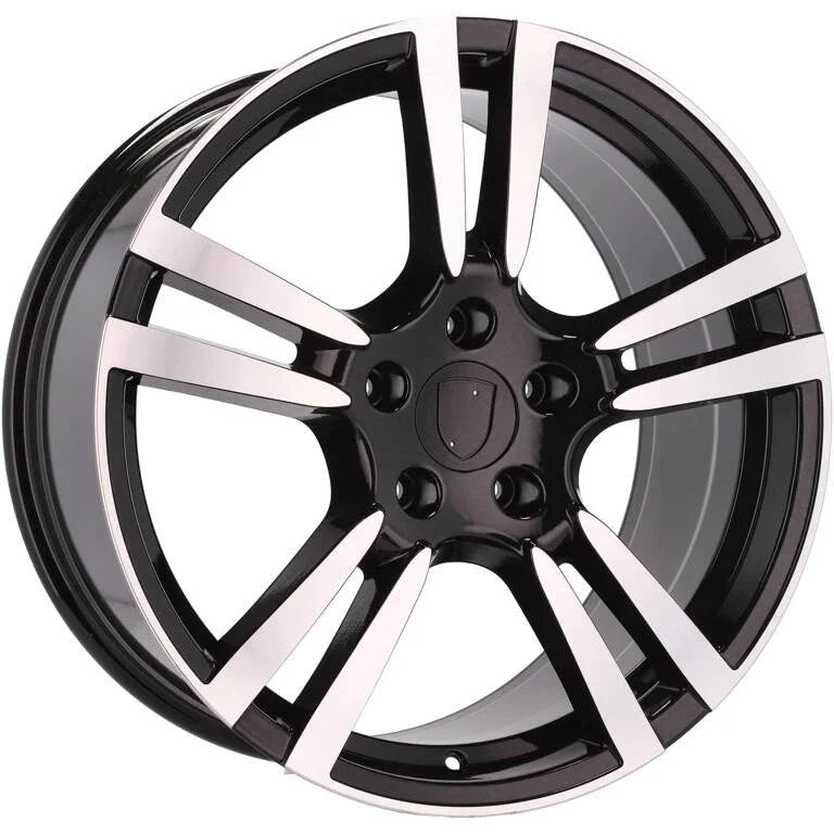Alu kola pro Porsche E946 9.5x20 5x130 ET55 71.6 Black Polished | Wheelsup.cz