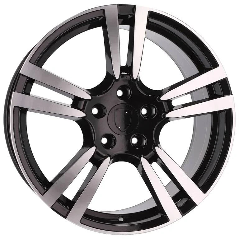 Alu kola pro Porsche E946 9.5x20 5x130 ET55 71.6 Black Polished | Wheelsup.cz
