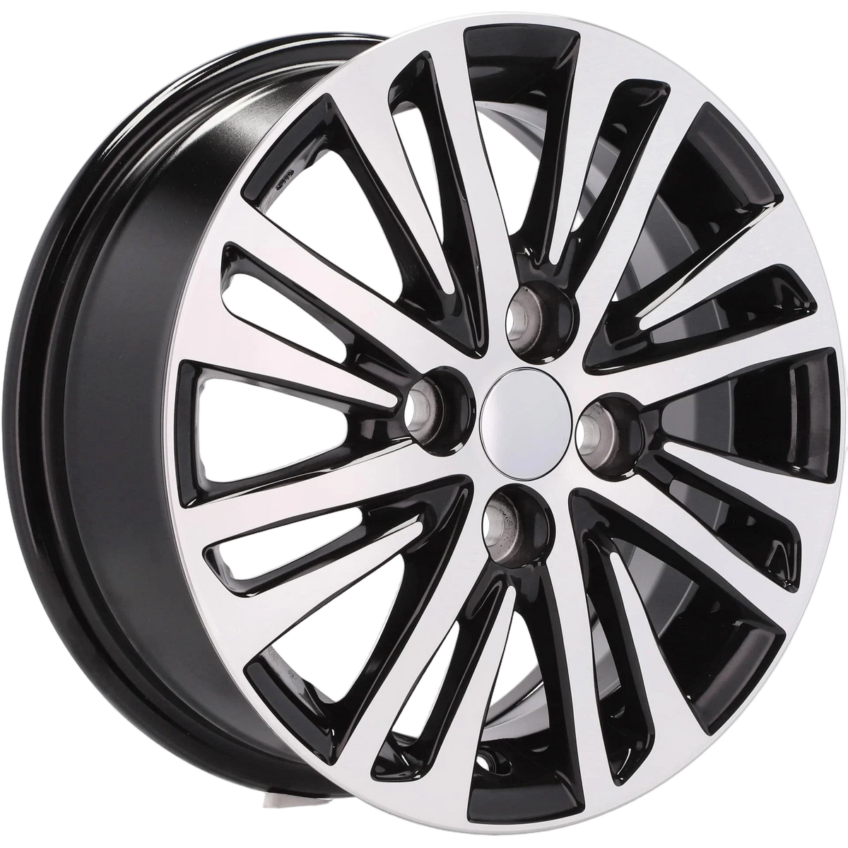 Alu kola pro Toyota F1438 5.5x14 4x100 ET45 54.1 Black Polished | Wheelsup.cz