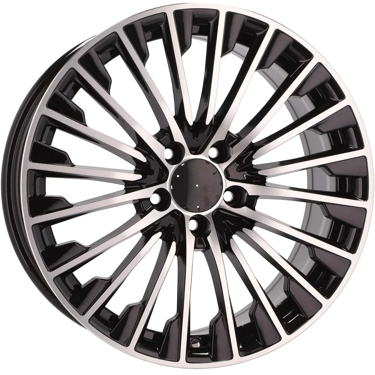 Alu kola pro Mercedes FBX132 8.5x20 5x112 ET40 66.6 Black Polished | Wheelsup.cz
