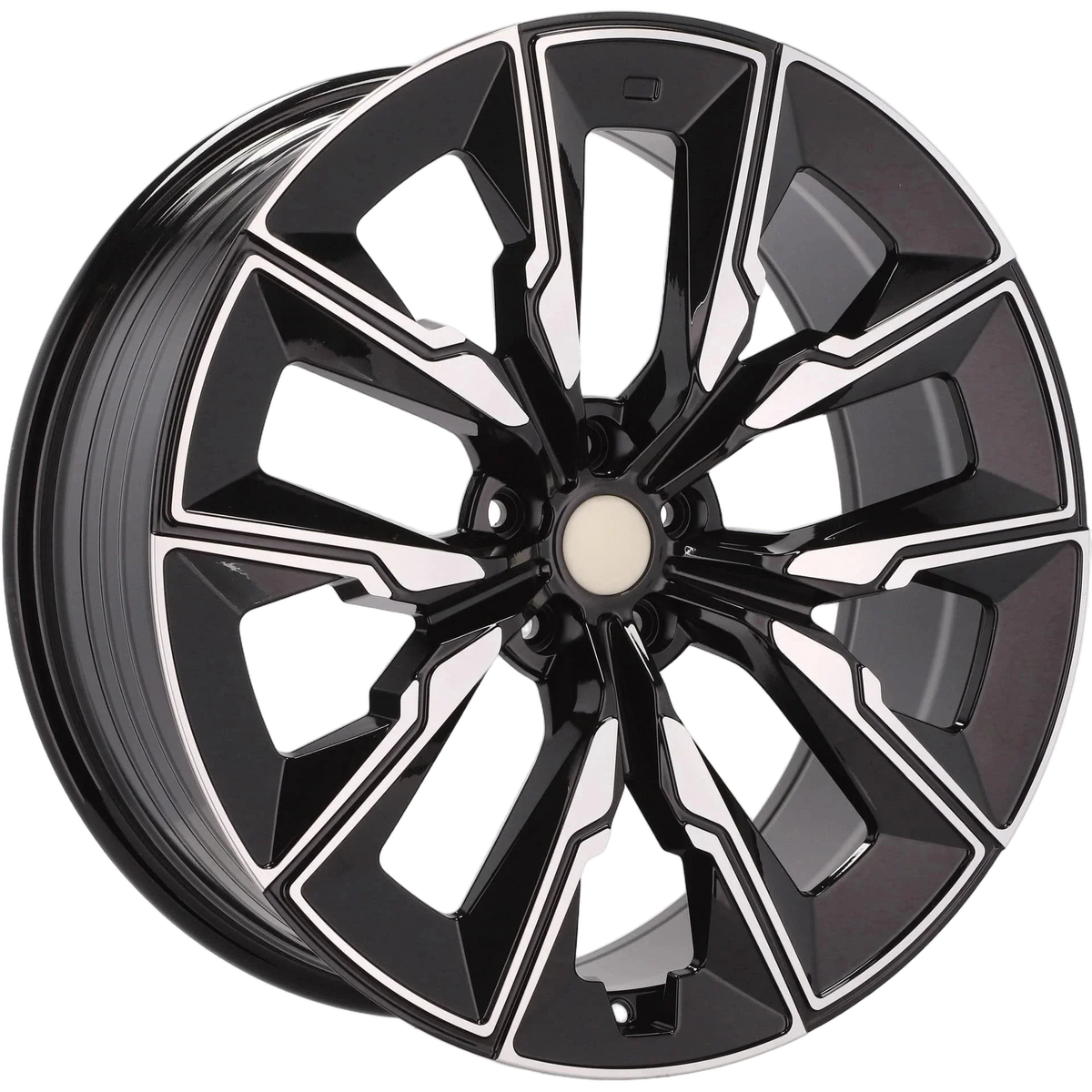 Alu kola pro BMW FBX144 8.5x21 5x112 ET25 66.6 Black Polished | Wheelsup.cz