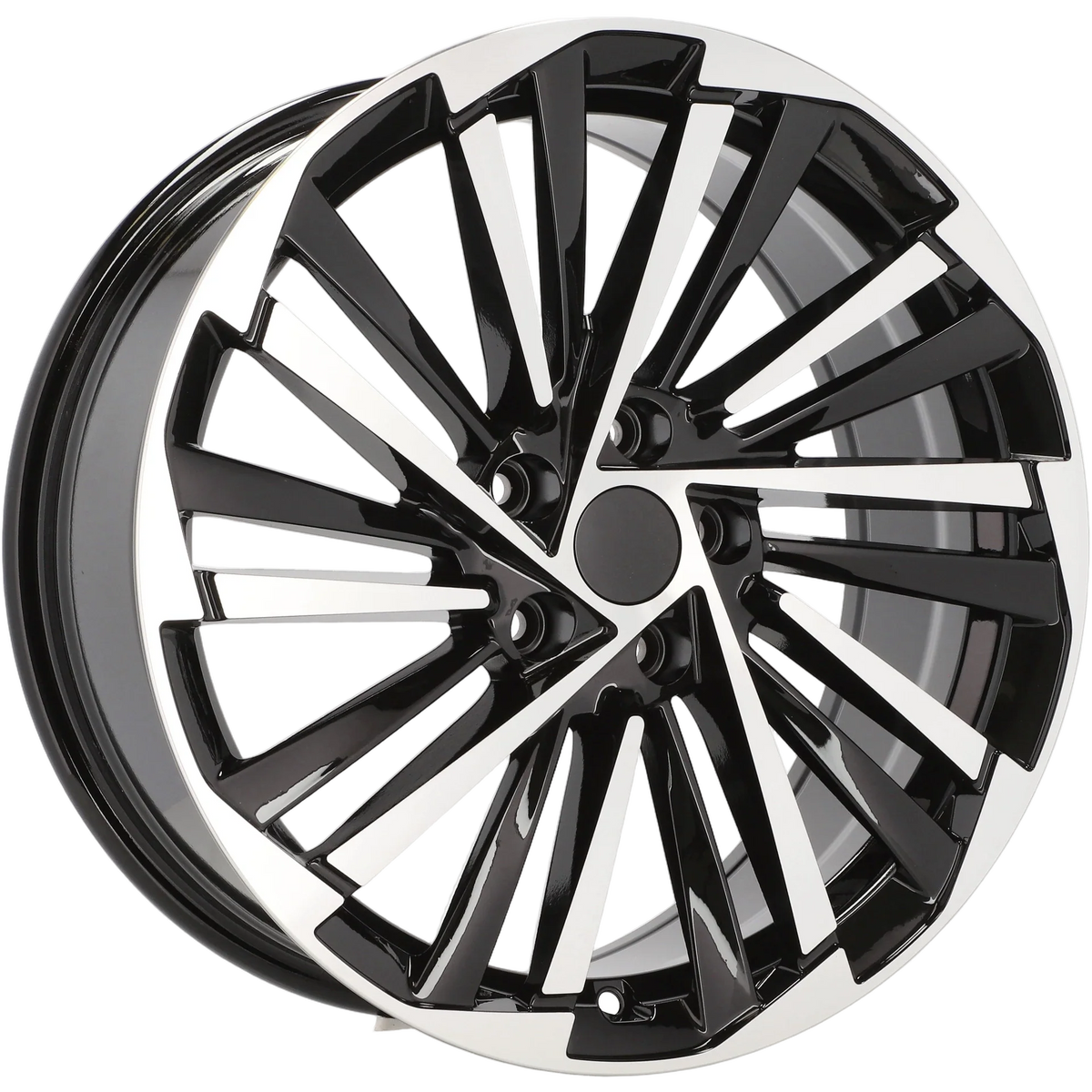 Alu kola pro Škoda FBX261 7.5x18 5x112 ET40 57.1 Black Polished | Wheelsup.cz