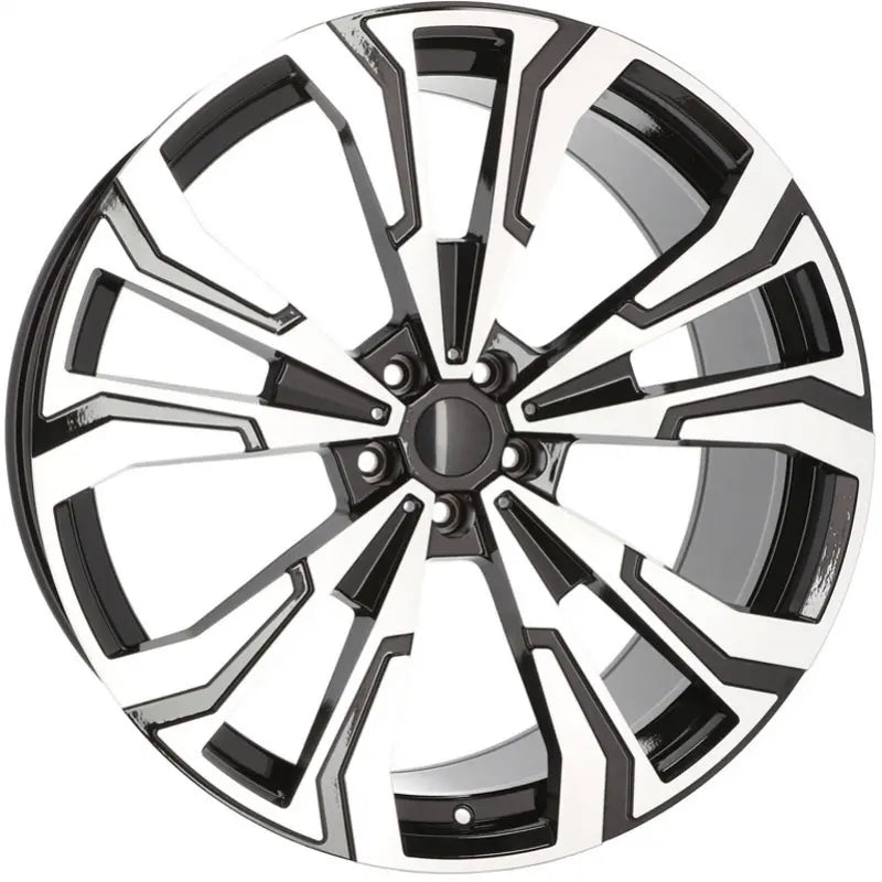Alu kola pro BMW FBX307 9.5x22 5x112 ET32 66.6 Black Polished | Wheelsup.cz