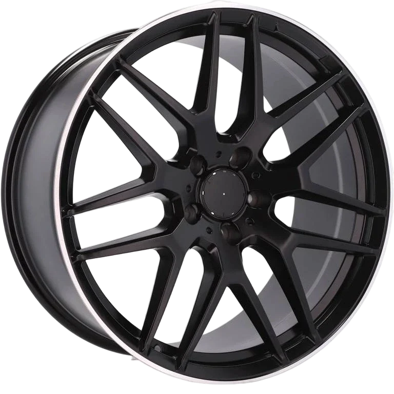 Alu kola pro Mercedes FE115 11x21 5x112 ET38 66.6 Black Half Matt & Polished Lip | Wheelsup.cz