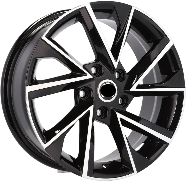 Alu kola pro Škoda FE181 8.5x20 5x112 ET38 57.1 Black Polished | Wheelsup.cz