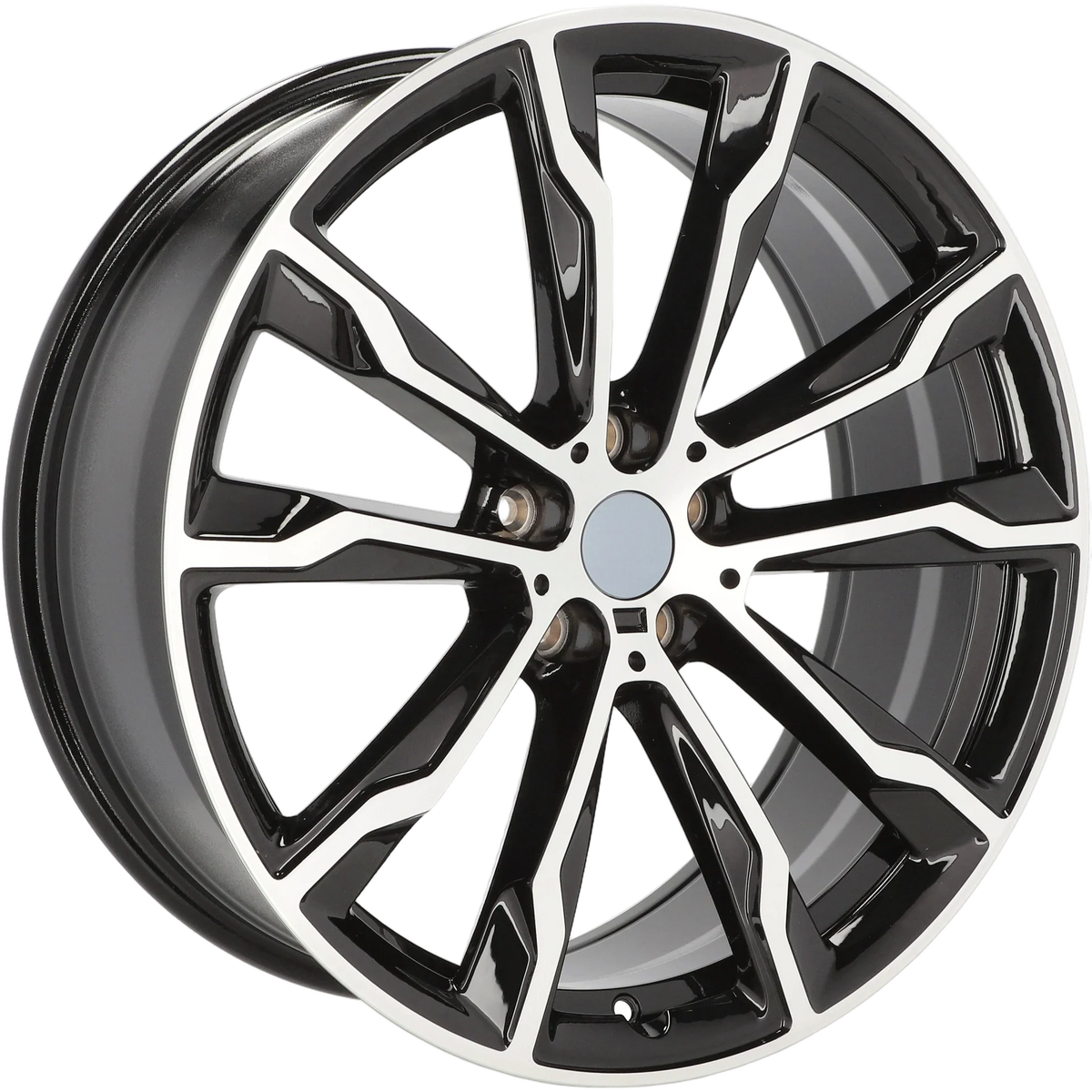 Alu kola pro BMW H3263F 9.5x20 5x112 ET43 66.6 Black Polished | Wheelsup.cz