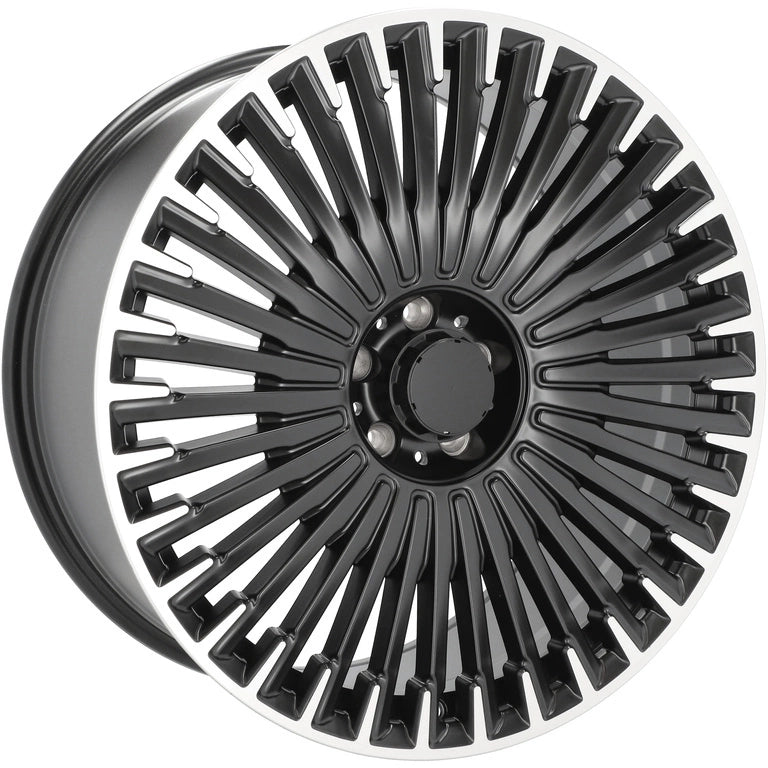 Alu kola pro Mercedes H3286F 9.5x22 5x112 ET32 66.6 Black Polished Half Matt | Wheelsup.cz