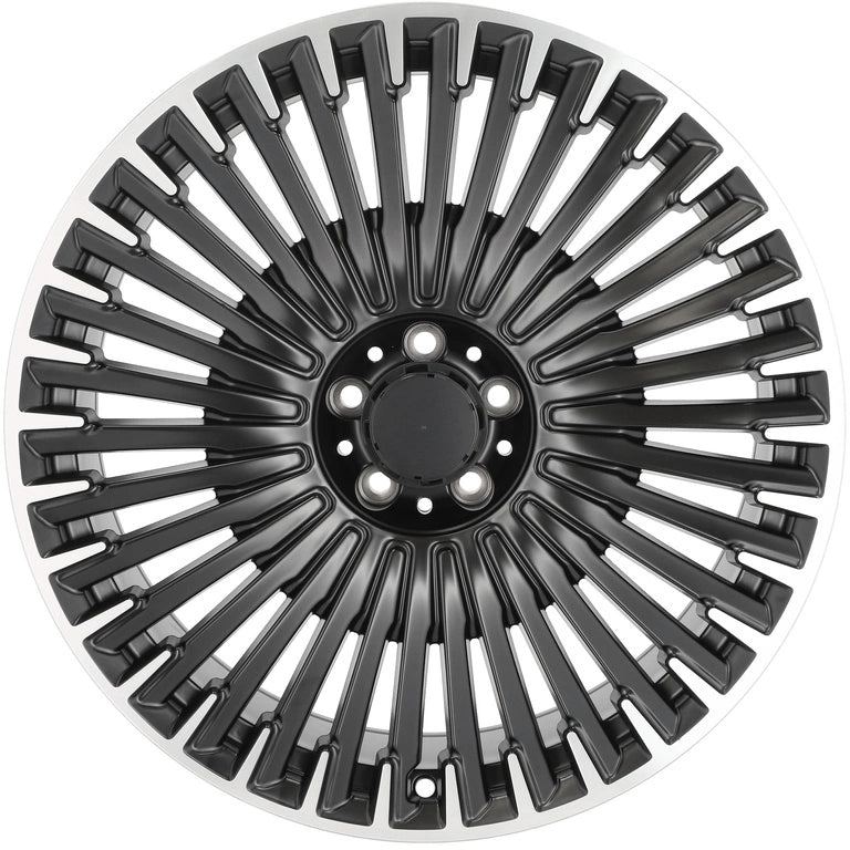 Alu kola pro Mercedes H3286F 9.5x22 5x112 ET32 66.6 Black Polished Half Matt | Wheelsup.cz