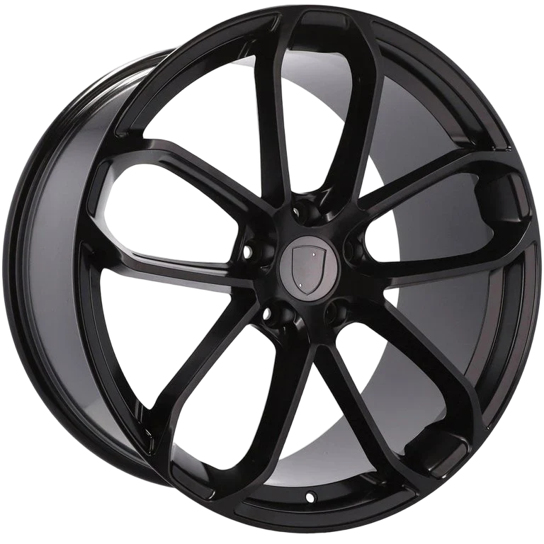 Alu kola pro Porsche H5084 8.5x20 5x130 ET50 71.6 Black Half Matt | Wheelsup.cz