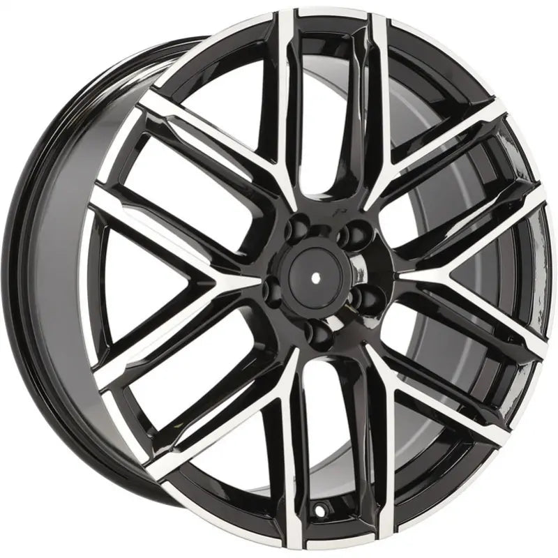 Alu kola pro Audi HF736 9.5x21 5x112 ET20 66.6 Black Polished | Wheelsup.cz