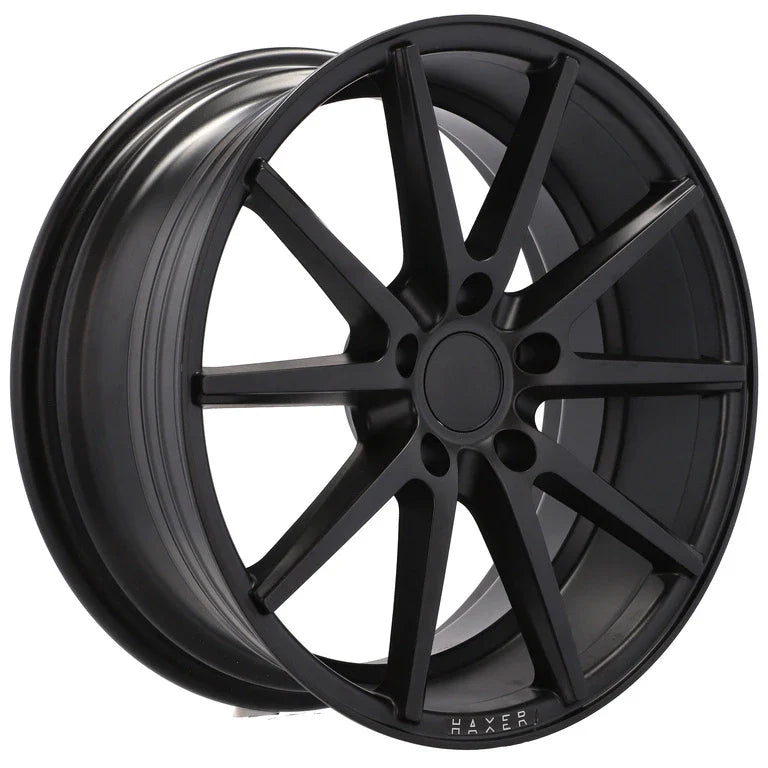 Alu kola HAXER HX014 9x18 5x112 ET38 66.6 Black Half Matt | Wheelsup.cz
