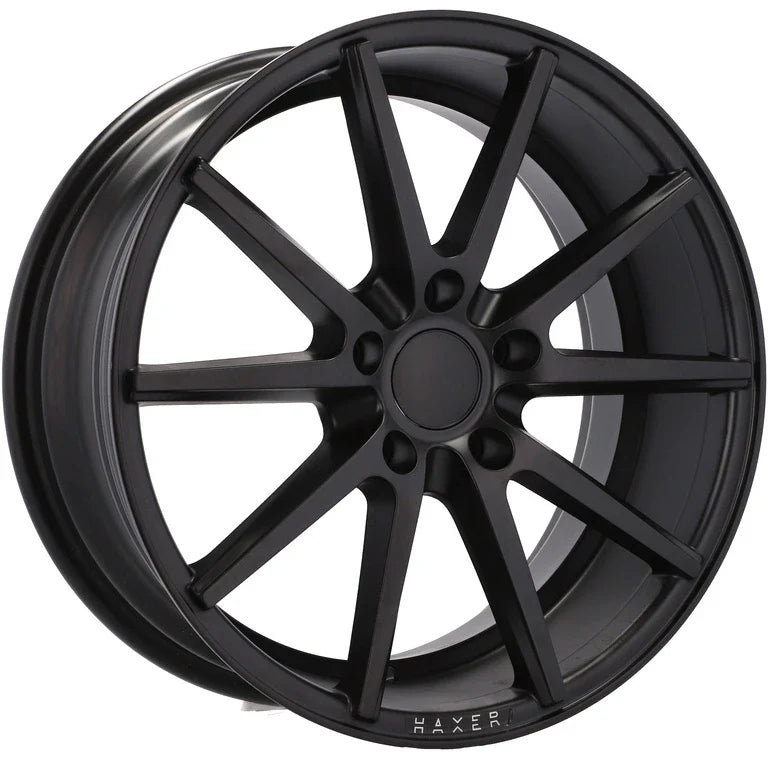 Alu kola HAXER HX014 9x18 5x112 ET38 66.6 Black Half Matt | Wheelsup.cz
