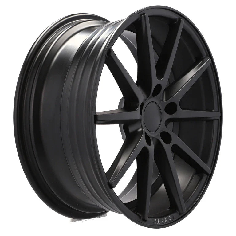Alu kola HAXER HX014 9x18 5x112 ET38 66.6 Black Half Matt | Wheelsup.cz