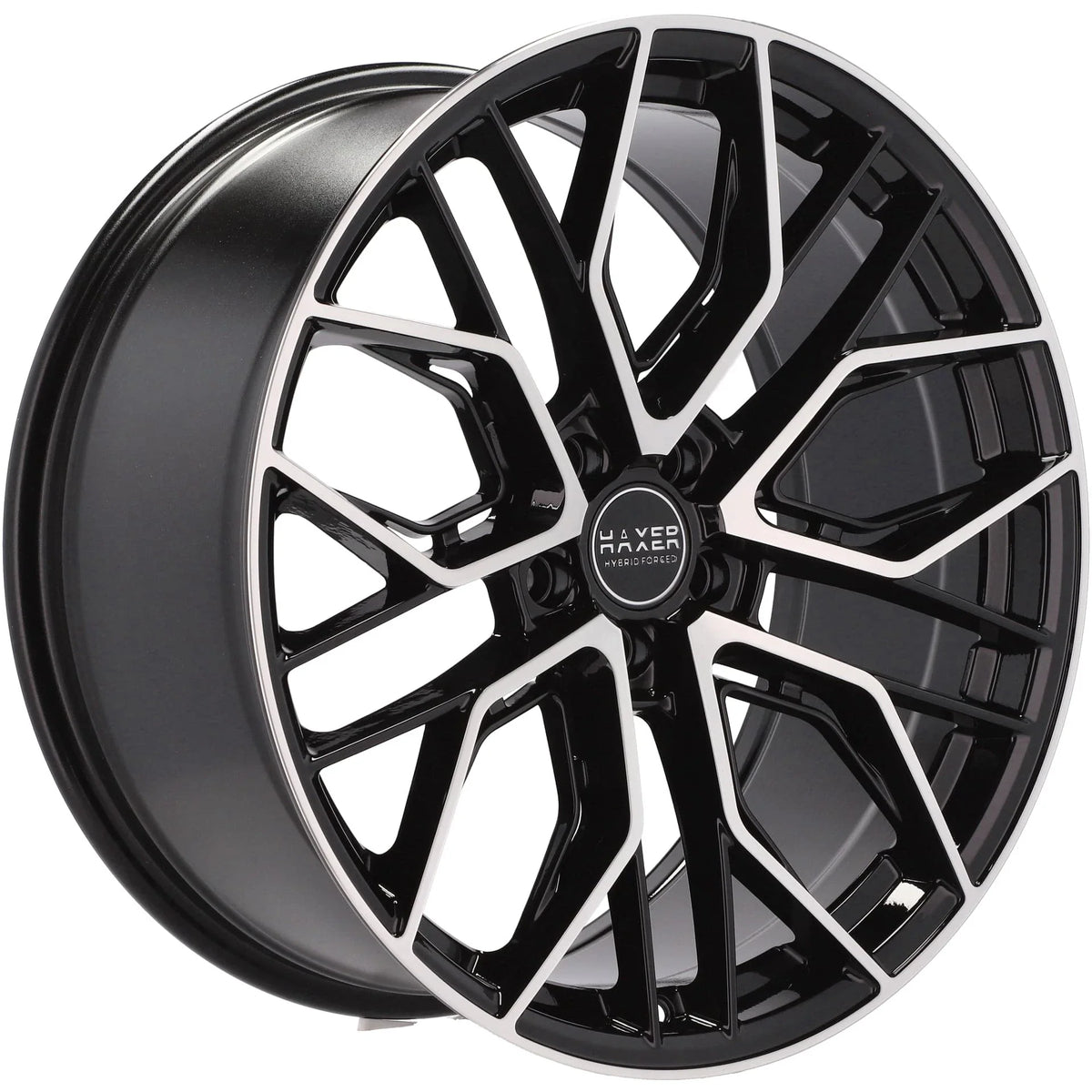 Alu kola HAXER HX015F 9x22 5x112 ET30 66.6 Black Polished | Wheelsup.cz