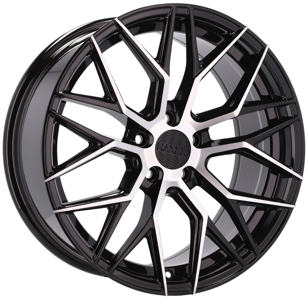 Alu kola HAXER HX035 8x18 5x108 ET40 67.1 Black Polished | Wheelsup.cz