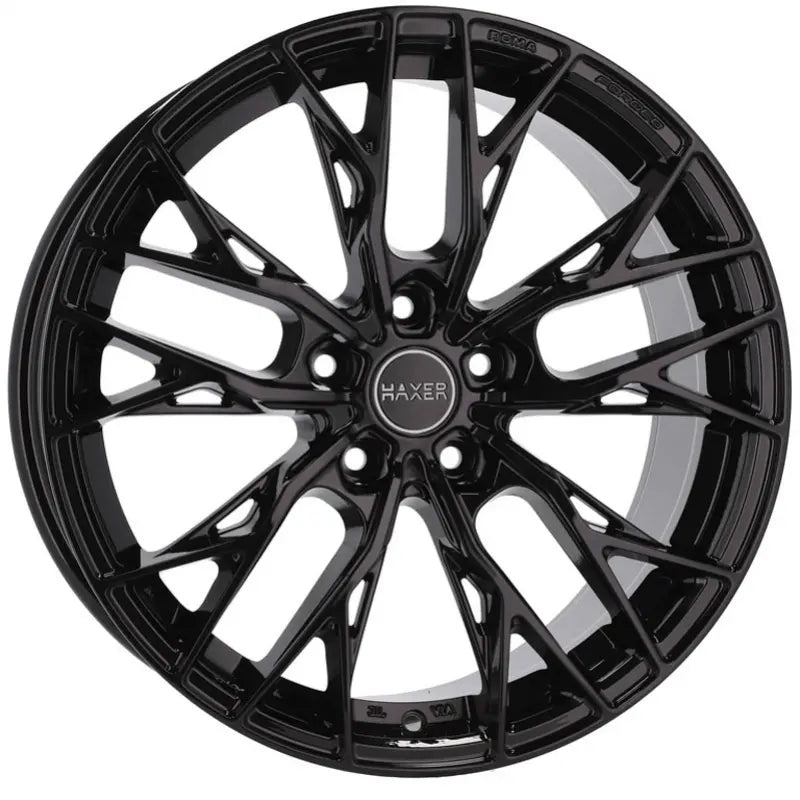 Alu kola HAXER HX042 8.5x19 5x112 ET30 66.6 Black | Wheelsup.cz