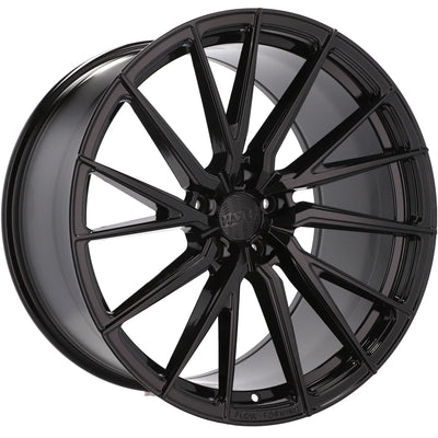 Alu kola HAXER HX06F 10x20 5x112 ET40 66.6 Black | Wheelsup.cz