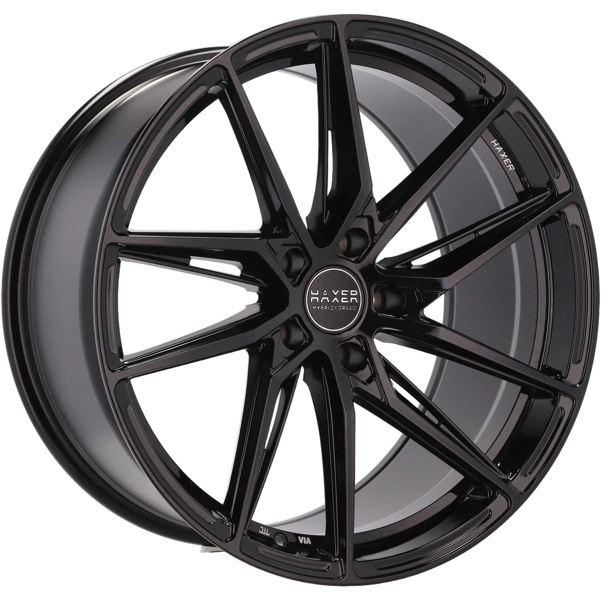 Alu kola HAXER HX08F 10.5x20 5x112 ET42 66.6 Black | Wheelsup.cz